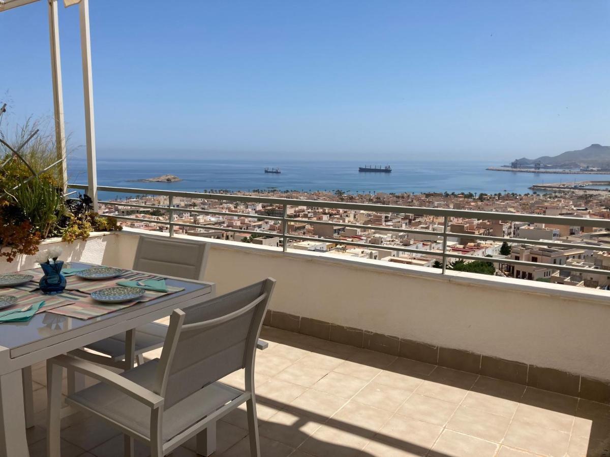 Atico Con Espectaculares Vistas Al Mar Lejlighed Carboneras Eksteriør billede